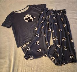 Panda Pajama Set, XL