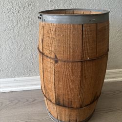 Vintage Wood Nail Keg