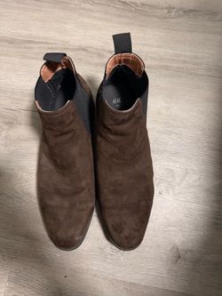Brown chelsea boots