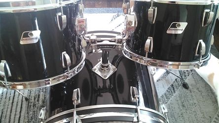 Ludwig Rockers Vintage (80’s) Drum set., 4 piece