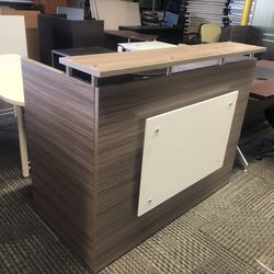 Floor Sample 60” By 30” Reception  Desk 
