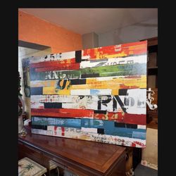 66 X 47 Contemporary Modern Abstract Wall Art