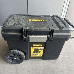 Dewalt 25 in. W 15 Gal. Polypropylene Rolling Tool Box