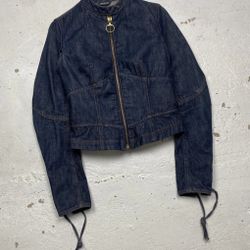Prada Sport Corseted Denim Jacket 