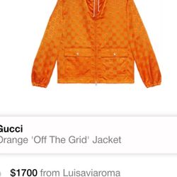 Gucci Off The Grid Orange Jacket