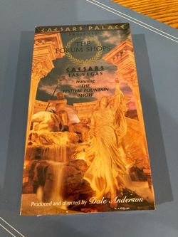 Sealed VHS Caesar’s Palace Forum Shops Souvenir