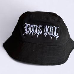 Dolls Kill 🪣 BUCKET HAT! 😈 for all the goth and rave girls! BRAND NEW!