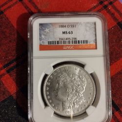 1884 Morgan. One Dollar Coin