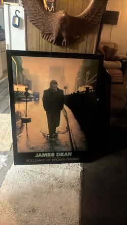 James Dean Boulevard of Broken Dreams Framed Poster