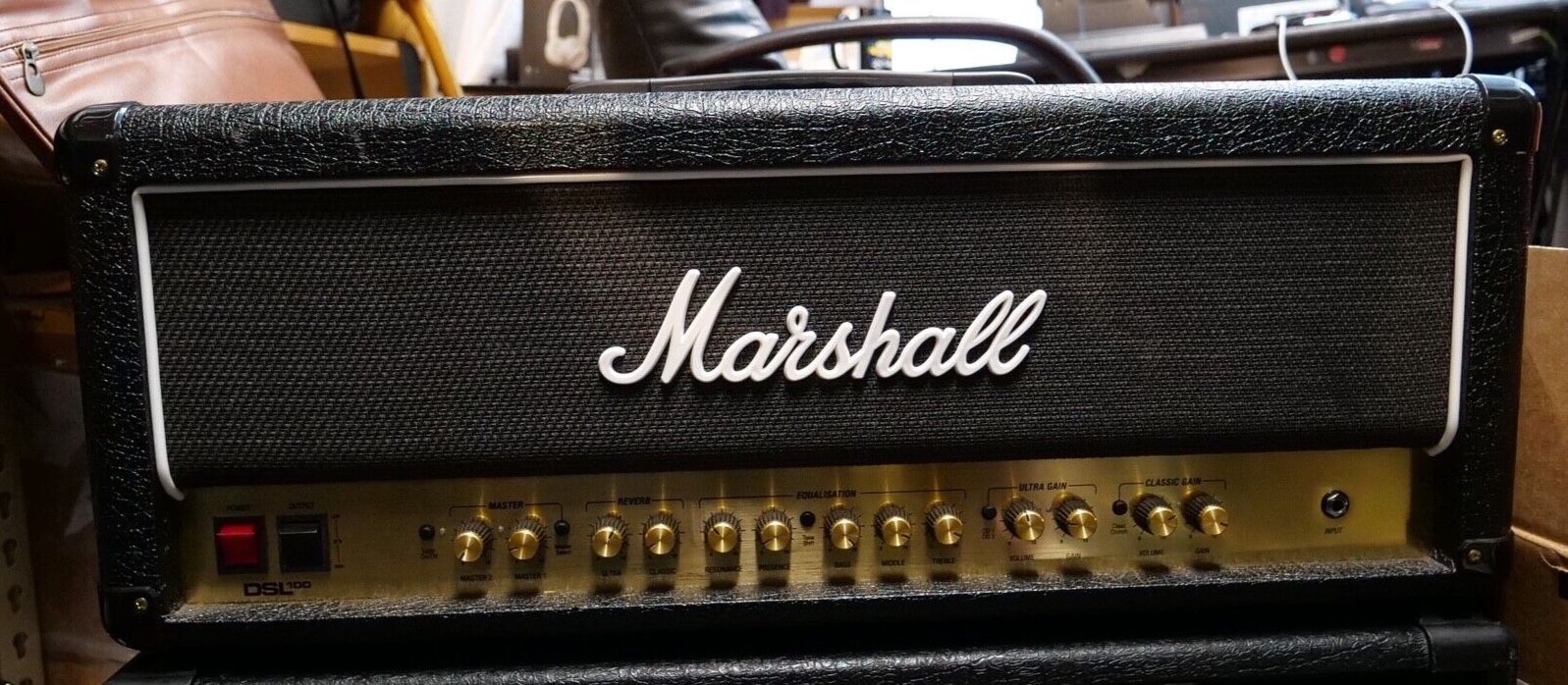 Marshall DSL100HR Head 100W Tube Guitar Amp Amplifier Black Music instrument electric acoustic 