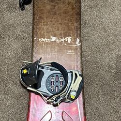 Snowboard and Boots