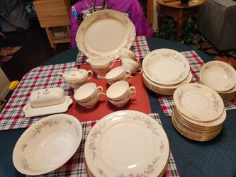 Gold rimmed China Dishes