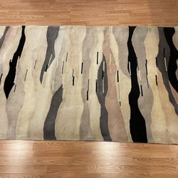 Handmade Area Rug 5x8