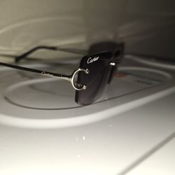 Cartier Wire Glasses Silver 
