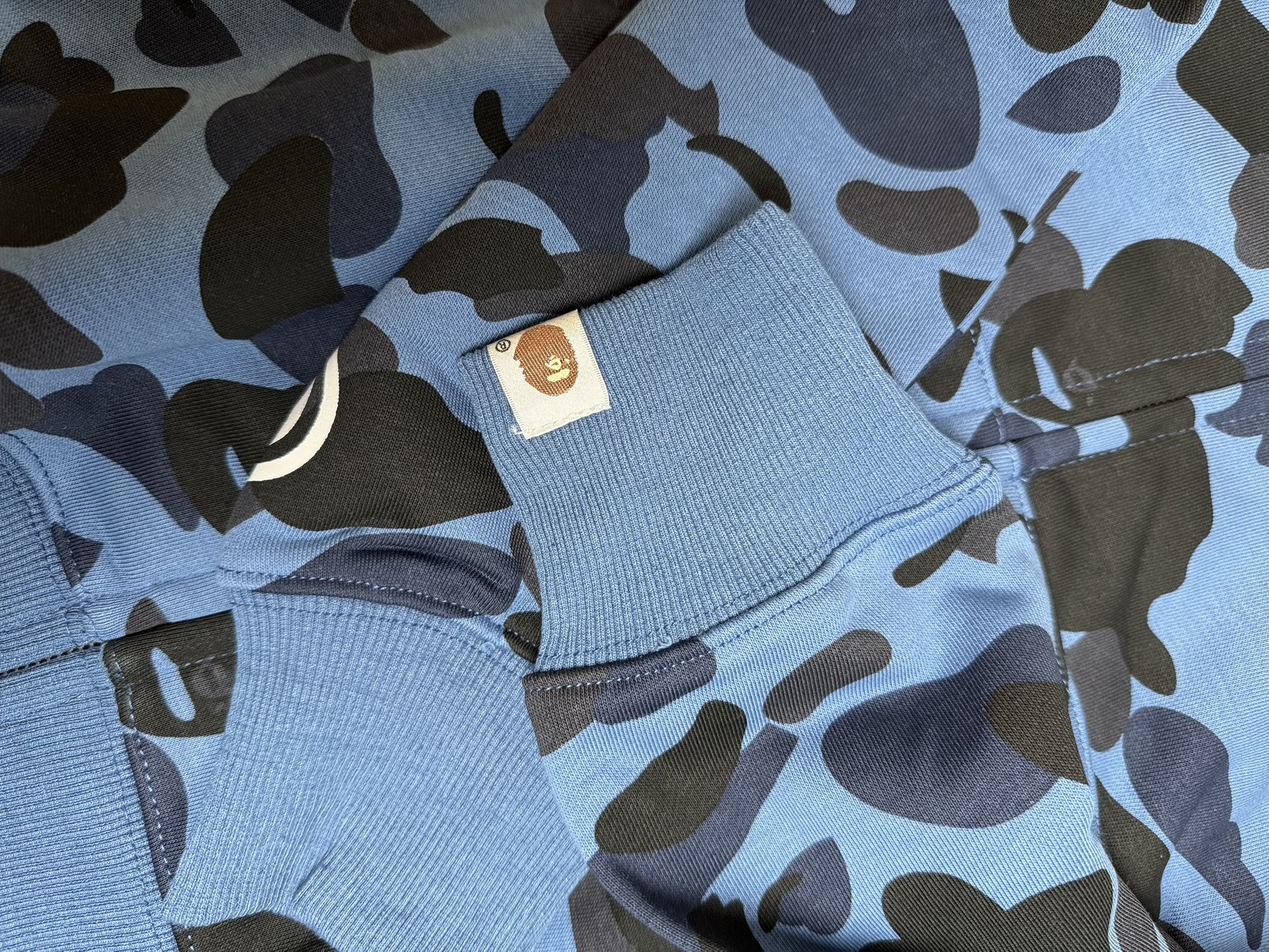 Bape Blue Camo Hoodie