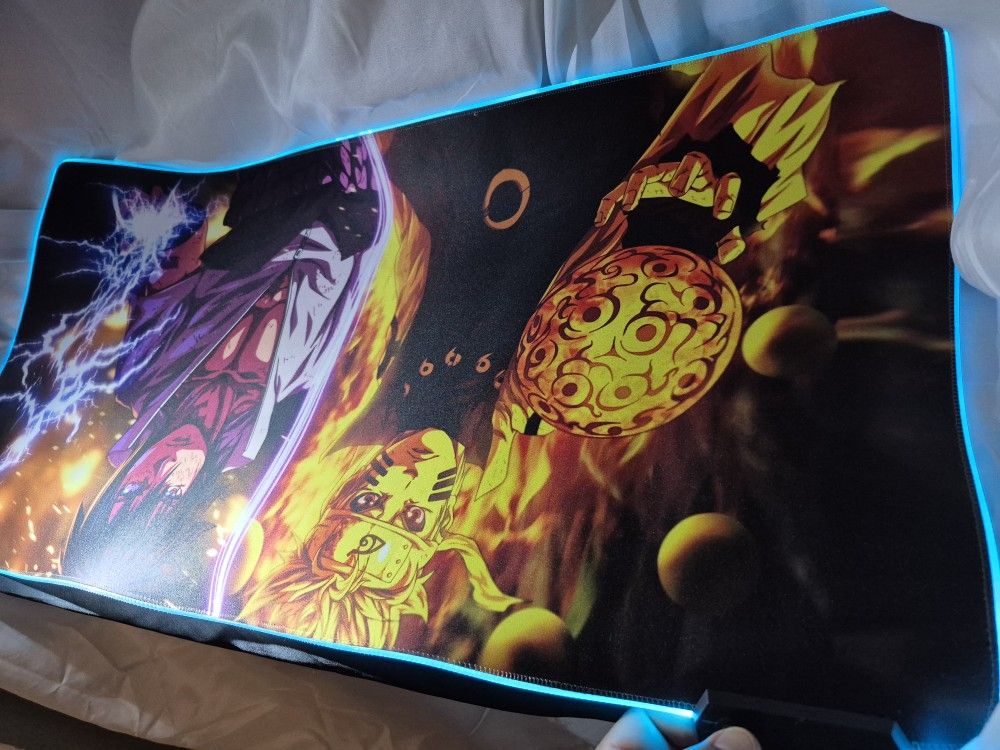 Naruto Gamer Mouse Pad With Lights