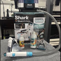 Brand New Shark Stained Striker missing a cap to water tank 