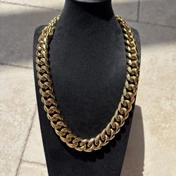 Gold Cuban Link Chain