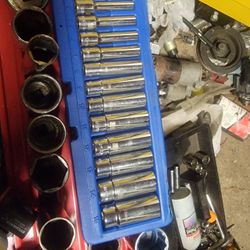 Cornwell Metric 1/4 Set Bluepower