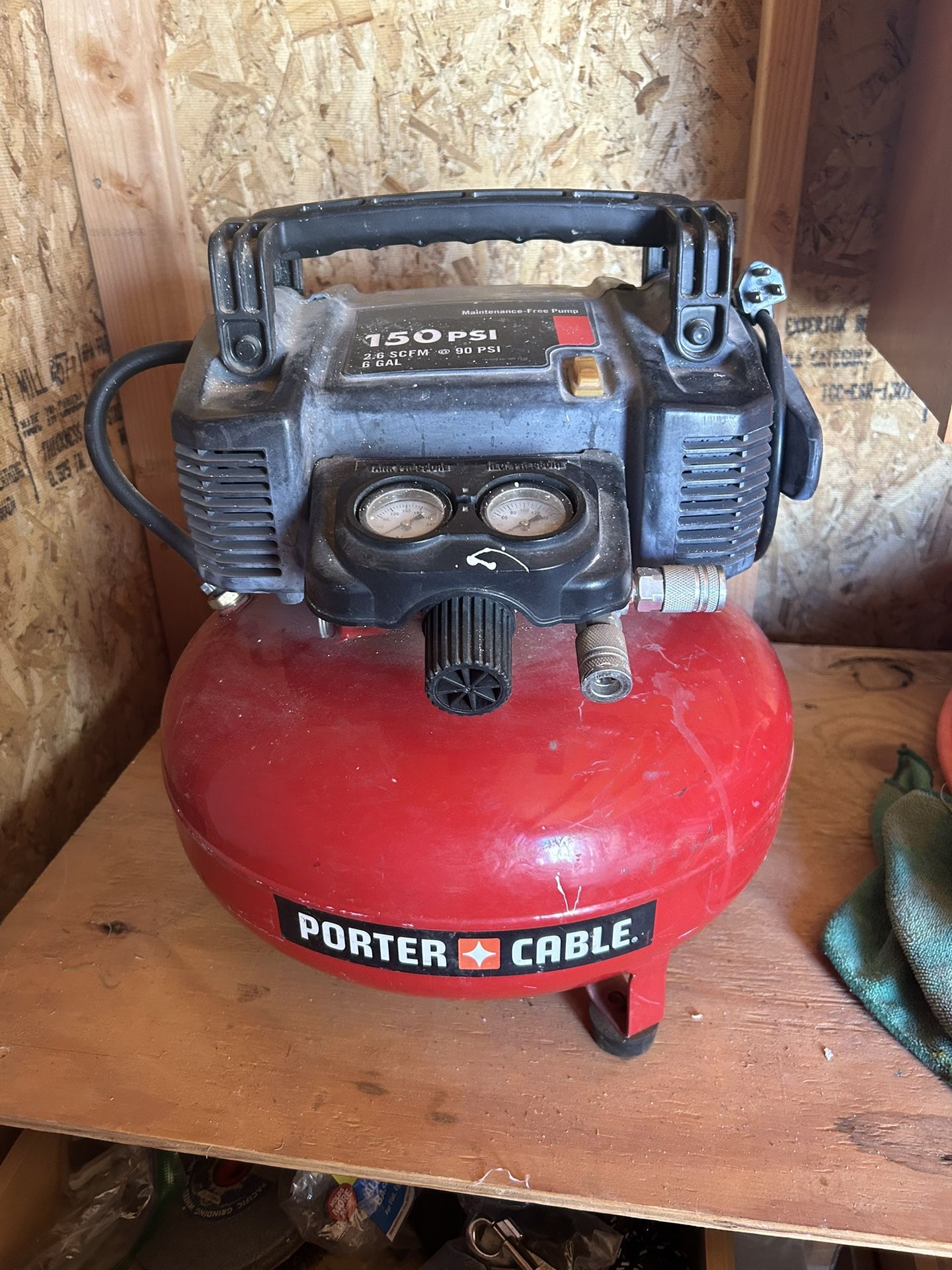 Porter cable air compressor finish nailer