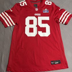 Super Bowl 58 Badge Kittle Jersey (Size Large)