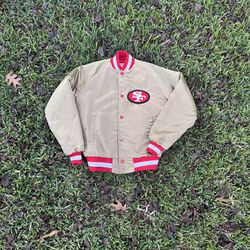 Vintage San Francisco 49ers Gold Bomber Jacket In Youth Size for Sale in  Concord, CA - OfferUp