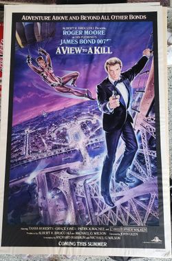 James Bond - Original of you to a kill movie poster