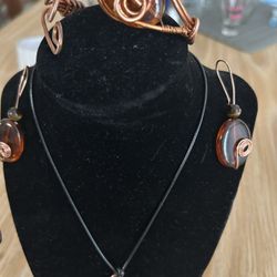 Copper Jewelry Set
