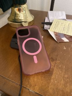 Pink phone cover