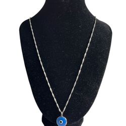 Blue Evil Eye Necklace