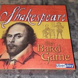 Shakespeare The Bard Game (2004) by Uberplay. Brand New & FACTORY SEALED!! RARE!