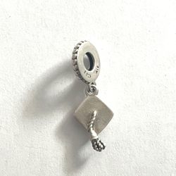 Pandora Graduation Cap Dangle Charm Jewelry 