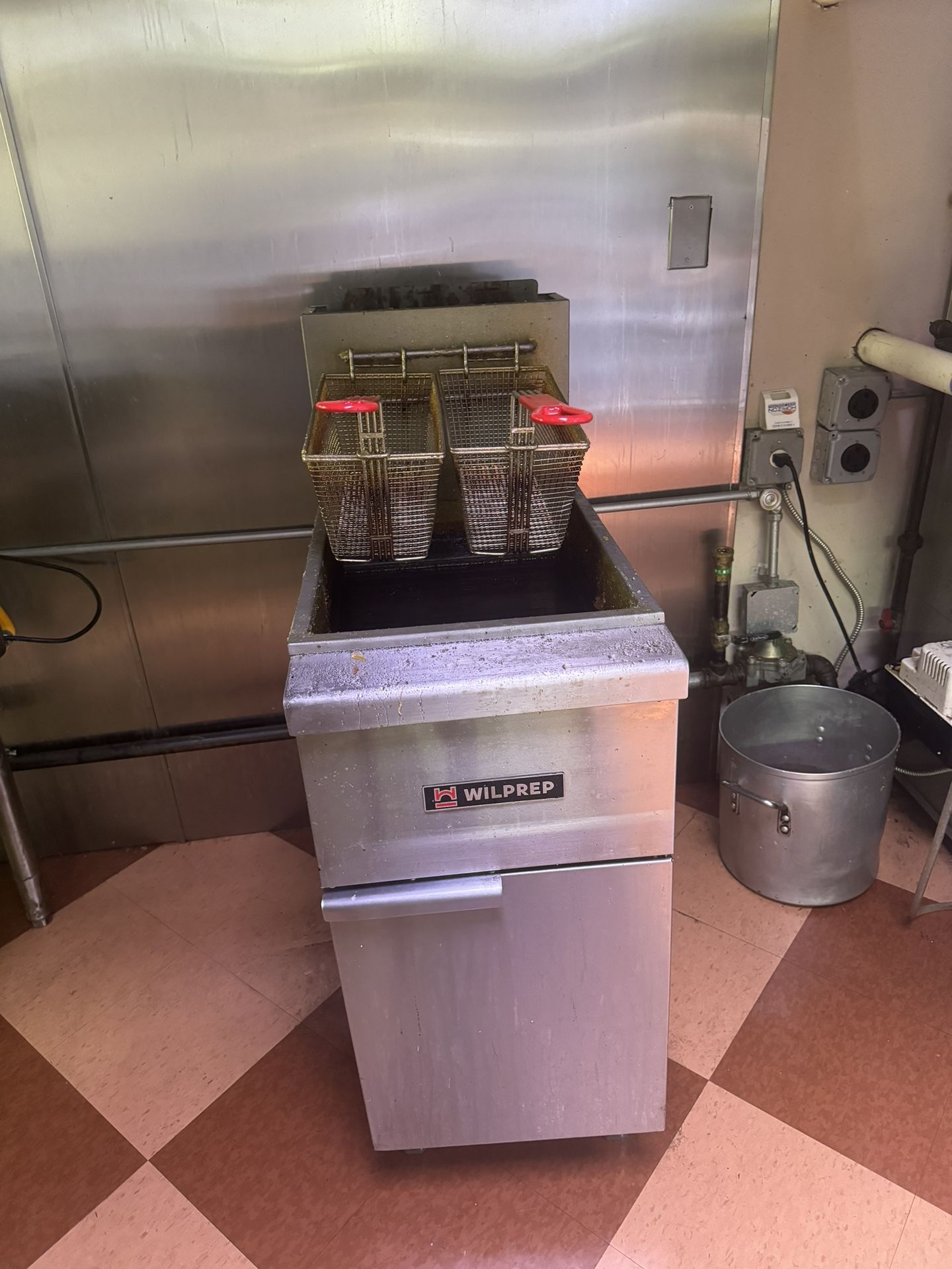 Commercial, Deep Double fryer