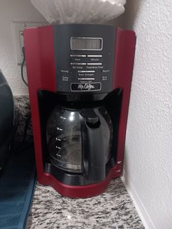Mr coffee maker red