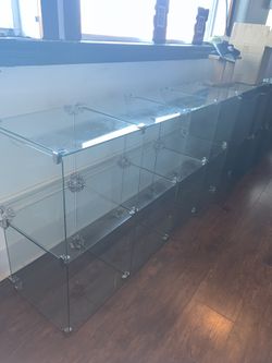 Glass shelves / store fixture.