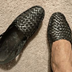 Custom Handmade Unisex Woven Leather Sandals