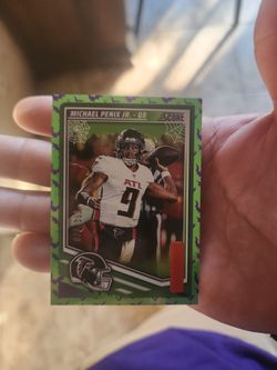 Michael Penix Jr Bats Card 