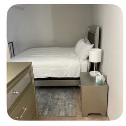 Queen Bed Box Spring And Frame 