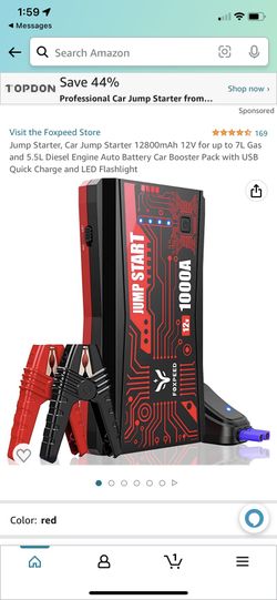 Foxpeed jump starter deals