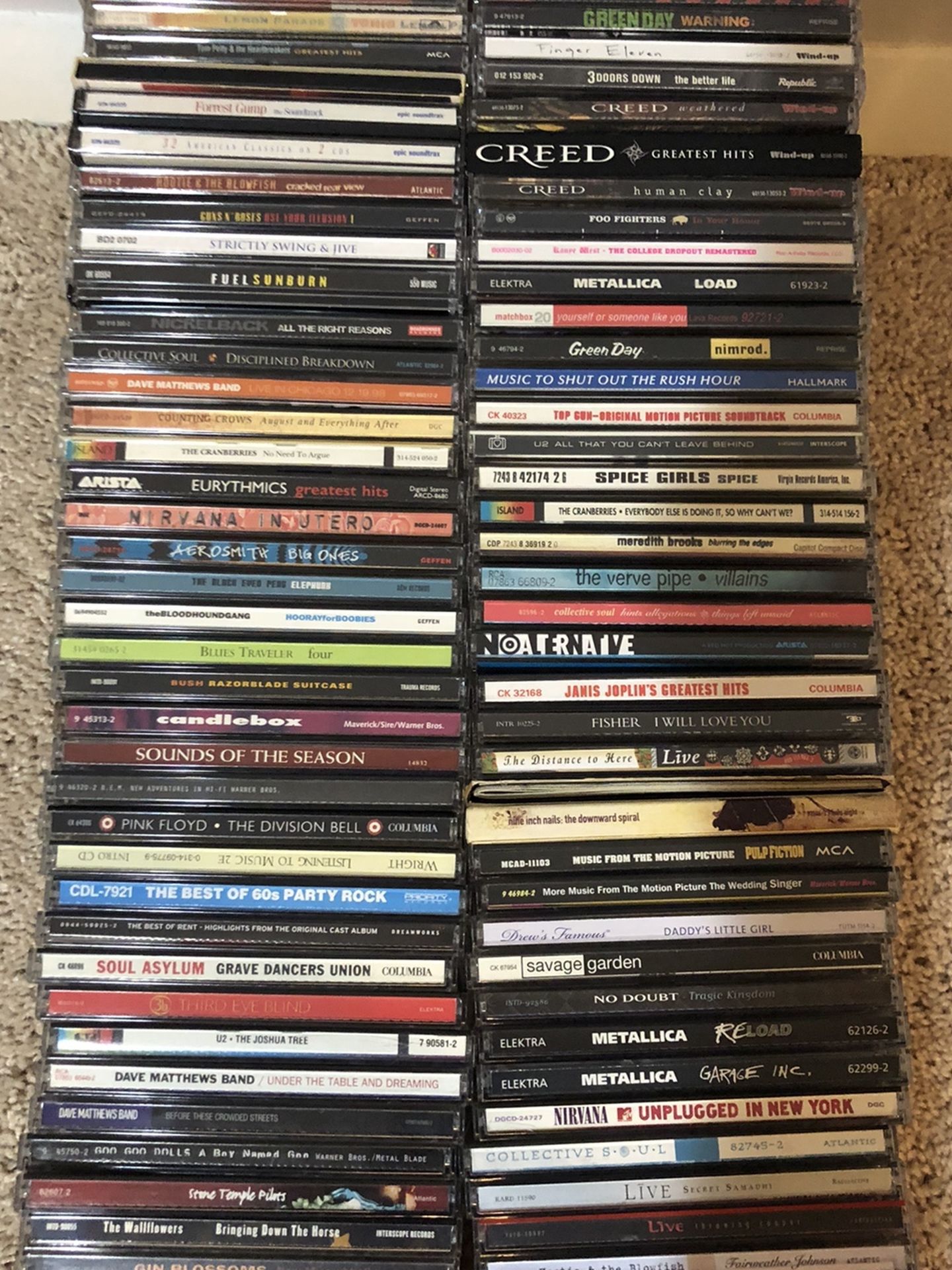 80 CD’s from ‘90’s and 00’s
