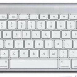 Apple A1314 Bluetooth Wireless Silver Slim Mini Keyboard laptop iMac