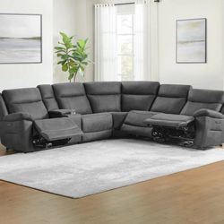 Beautiful New Power Recliner Sectional FREE SAME DAY SET UP