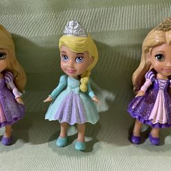 Disney Princess Toddler Doll Figures Set of 3 