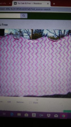 Big 65 x 115" Crochet pink Bedspread Afghan blanket