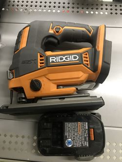Ridgid 18v jig saw With Battery And Charger