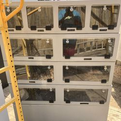 Reptile Snake lizard Pvc Display Cage Tank