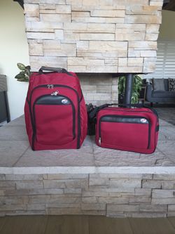 Carryon luggage and personal bag