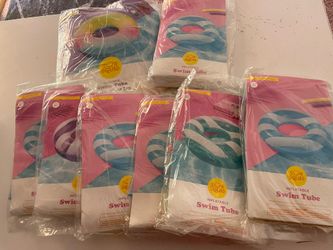 Pool Swim Tubes  New In Packaging 