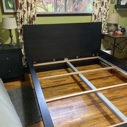 Queen IKEA Malm Black Bed Frame