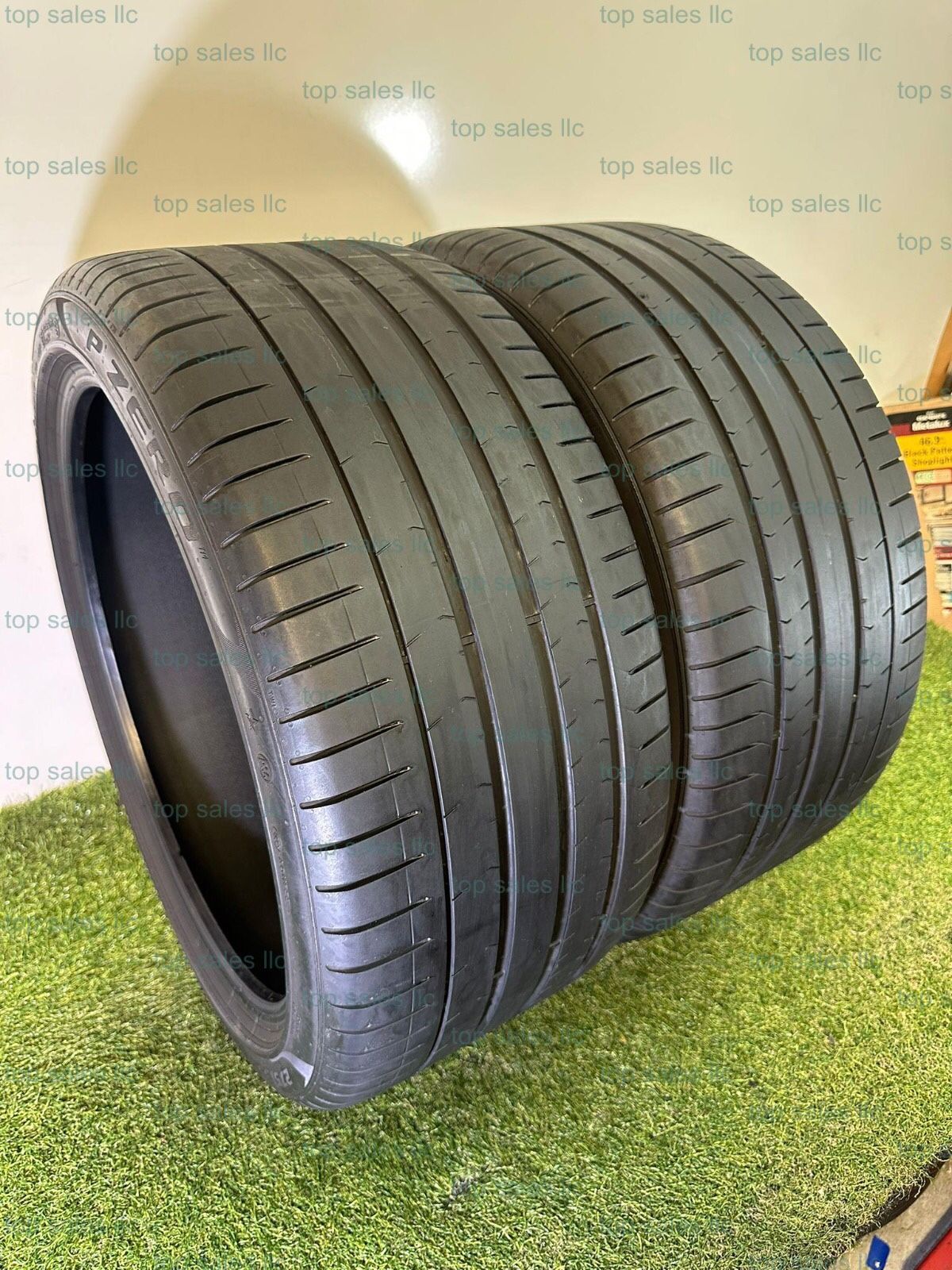 U221  275 35 20 102Y  Pirelli Pzero Run Flat  2 Used Tires  55% Life 